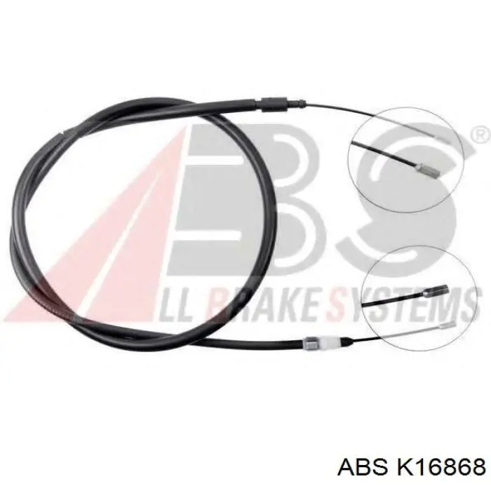 K16868 ABS cable de freno de mano trasero derecho