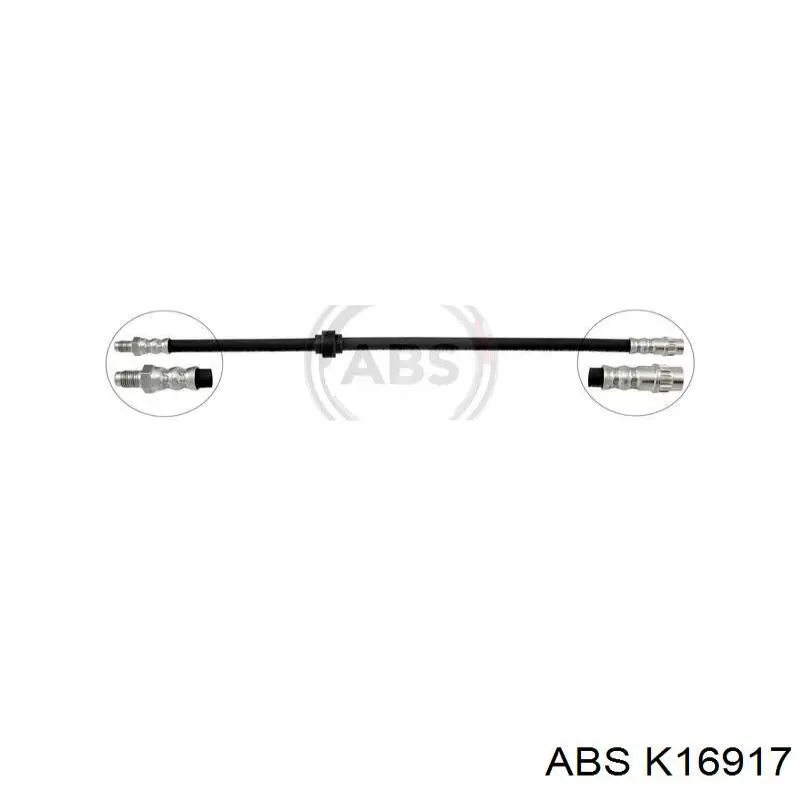 K16917 ABS cable de freno de mano trasero derecho