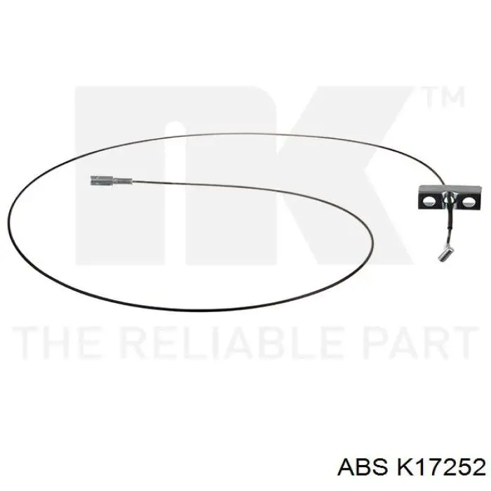 K17252 ABS cable de freno de mano intermedio
