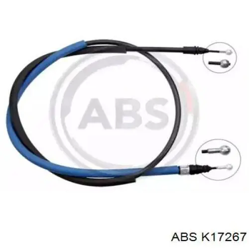 Cable de freno de mano trasero derecho K17267 ABS