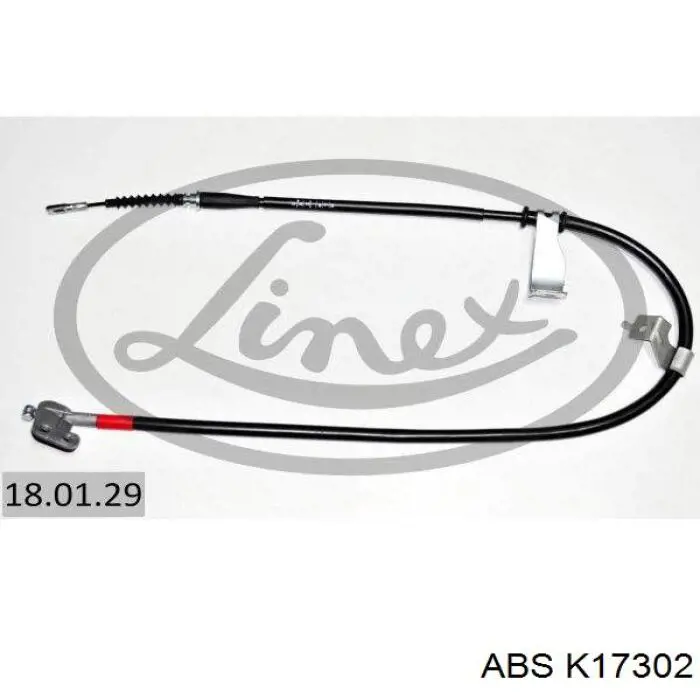 Cable de freno de mano trasero derecho 100263 Adriauto