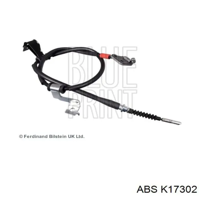 K17302 ABS cable de freno de mano trasero derecho