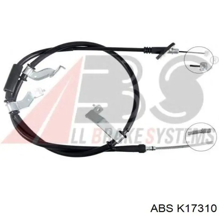 Cable de freno de mano trasero derecho Adriauto 100275
