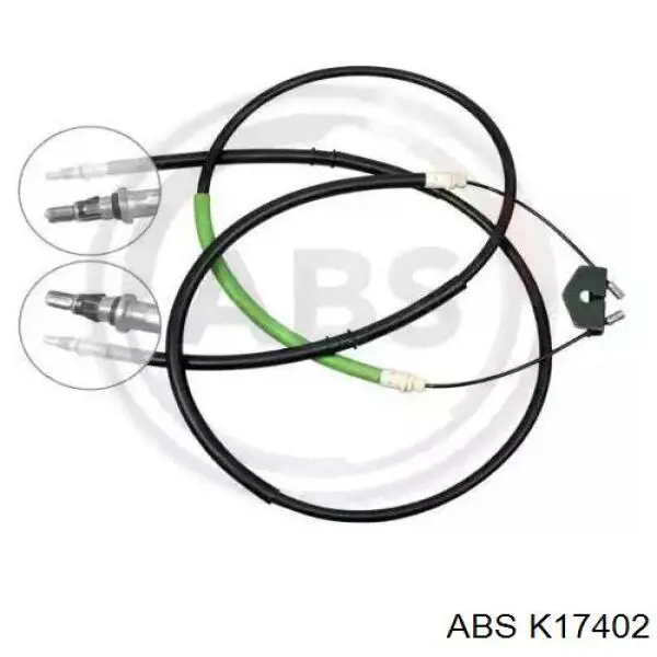 Cable de freno de mano trasero derecho/izquierdo ABS K17402 precio, desde 26,91 EUR