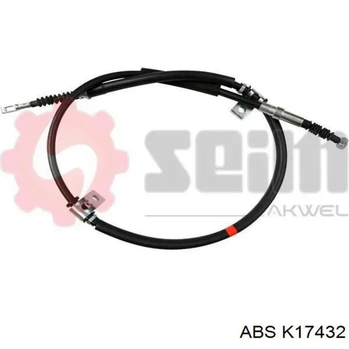 K17432 ABS cable de freno de mano trasero izquierdo