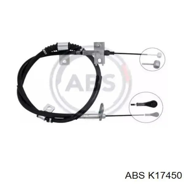 Cable de freno de mano trasero izquierdo ABS K17450 precio, desde 53,02 EUR
