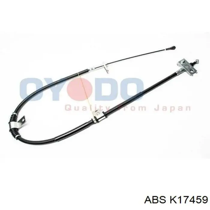 K17459 ABS cable de freno de mano trasero derecho