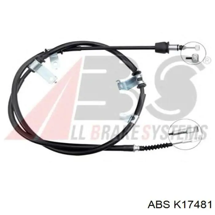 K17481 ABS cable de freno de mano trasero izquierdo