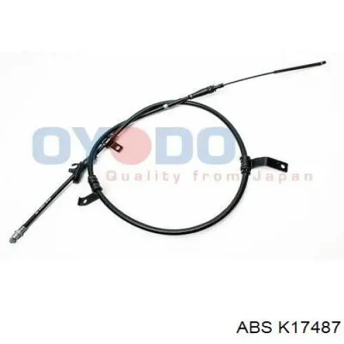 K17487 ABS Cable de freno de mano trasero izquierdo