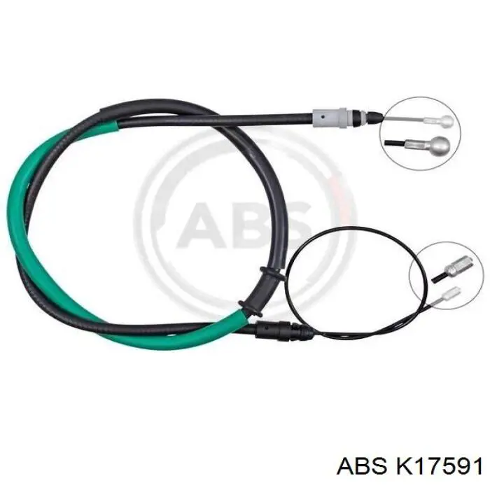 K17591 ABS cable de freno de mano trasero derecho/izquierdo