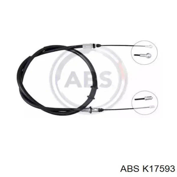 Comprar K17593 ABS Cable de freno de mano trasero derecho/izquierdo