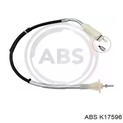 K17596 ABS cable de freno de mano trasero izquierdo