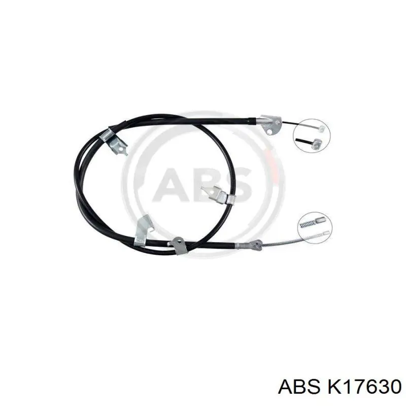 K17630 ABS cable de freno de mano trasero izquierdo