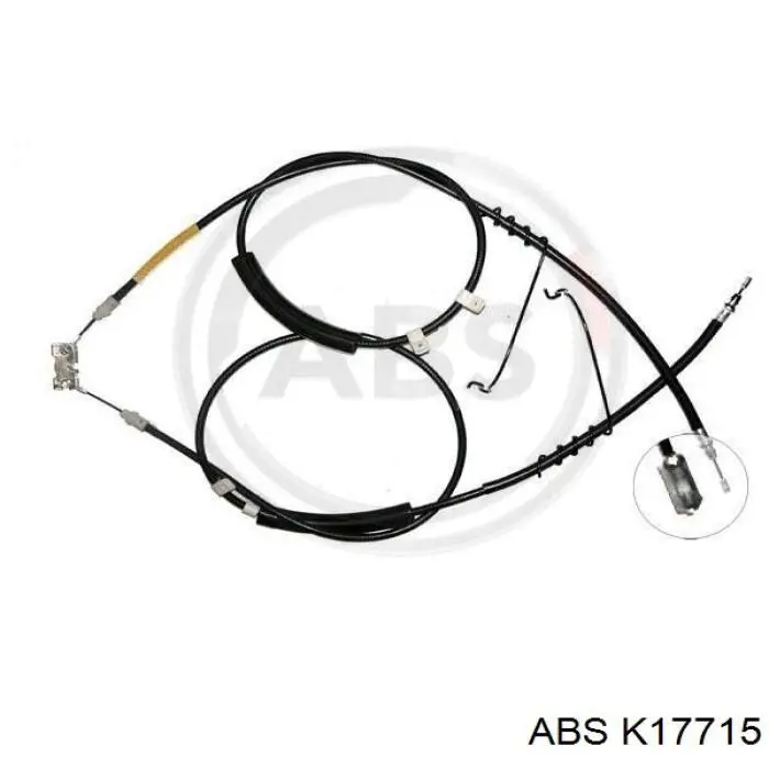 K17715 ABS cable de freno de mano trasero derecho/izquierdo