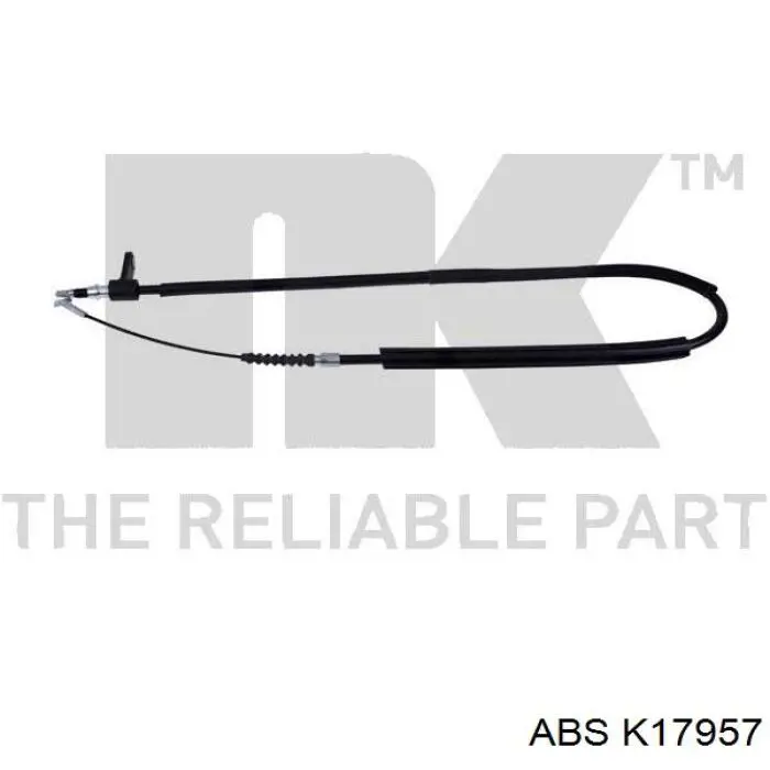 K17957 ABS cable de freno de mano trasero izquierdo