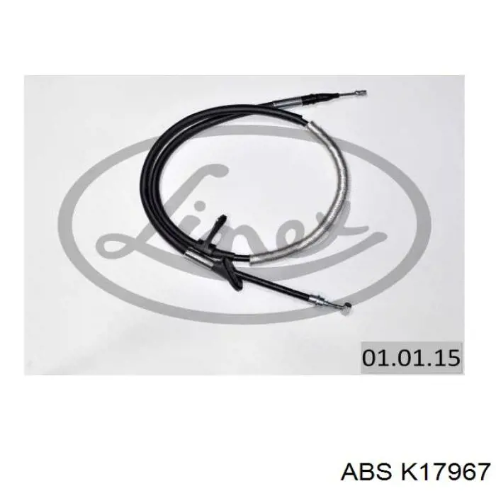 K17967 ABS cable de freno de mano trasero izquierdo