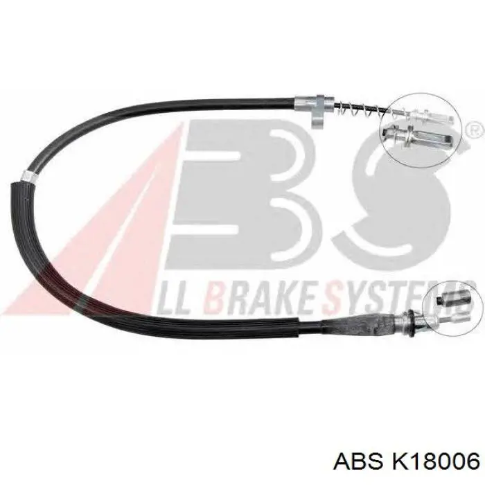 K18006 ABS cable de freno de mano trasero izquierdo