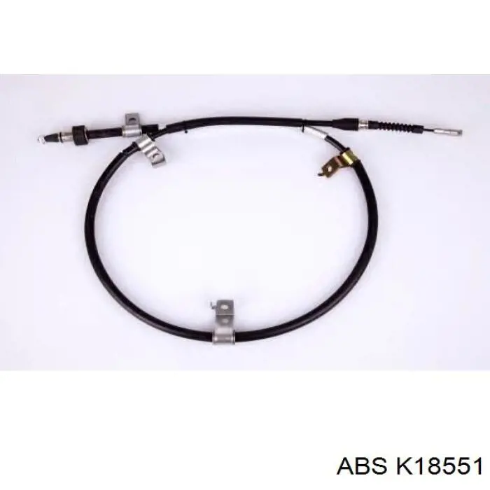 K18551 ABS cable de freno de mano trasero derecho