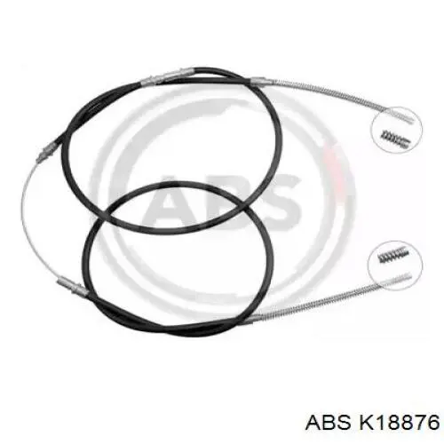 6159020 Ford cable de freno de mano trasero derecho/izquierdo