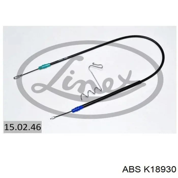 K18930 ABS cable de freno de mano trasero derecho