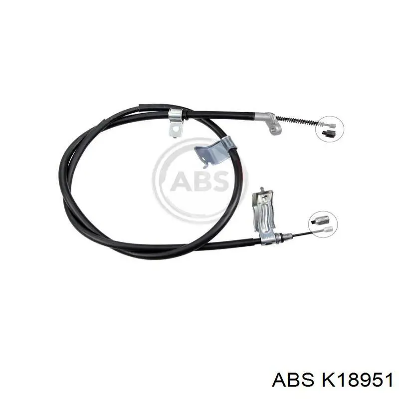 K18951 ABS cable de freno de mano trasero derecho