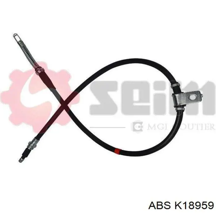 K18959 ABS cable de freno de mano trasero izquierdo