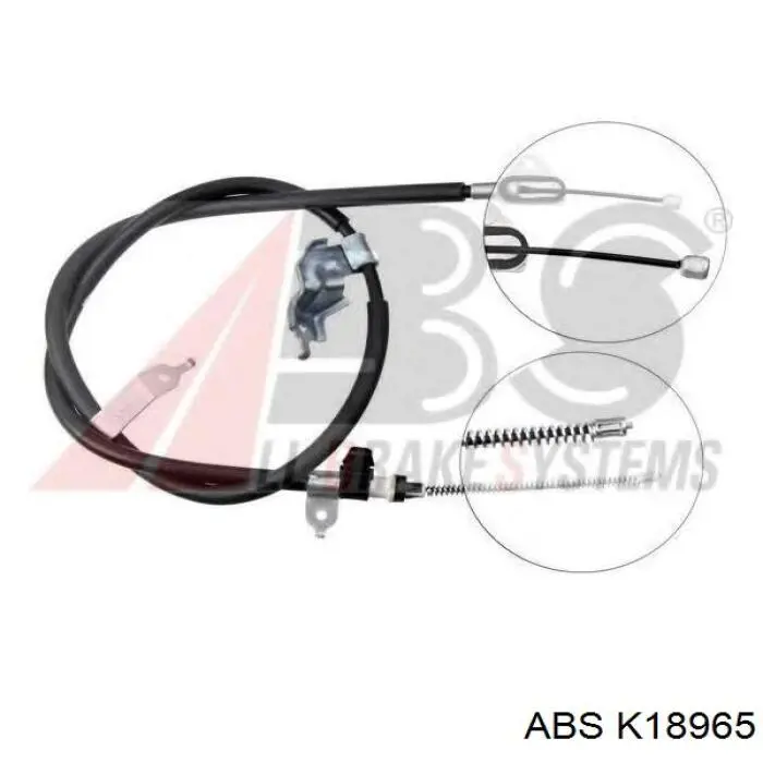 K18965 ABS cable de freno de mano trasero derecho