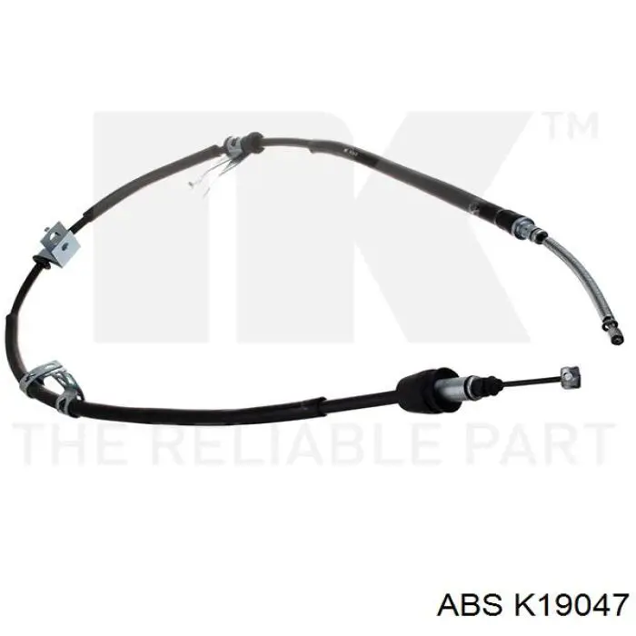 K19047 ABS cable de freno de mano trasero izquierdo