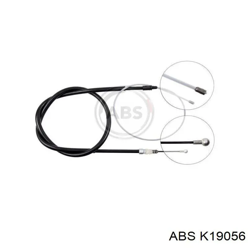 K19056 ABS cable de freno de mano trasero derecho/izquierdo