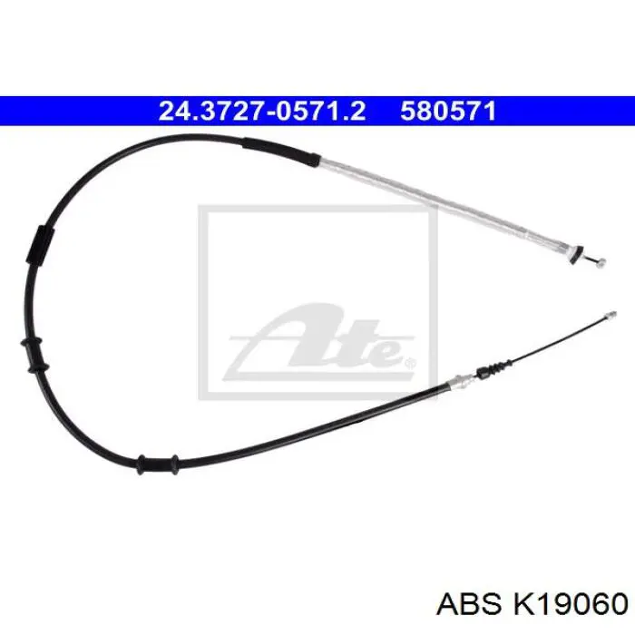 K19060 ABS cable de freno de mano trasero izquierdo