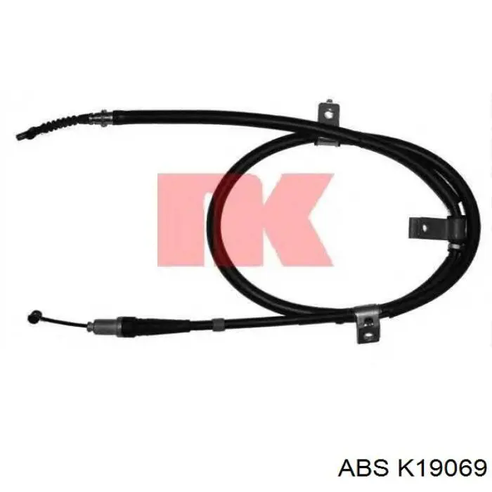 K19069 ABS cable de freno de mano trasero derecho