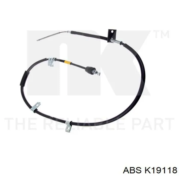 K19118 ABS cable de freno de mano trasero derecho