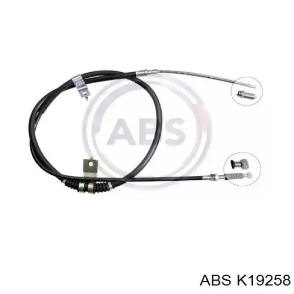 K19258 ABS cable de freno de mano trasero derecho