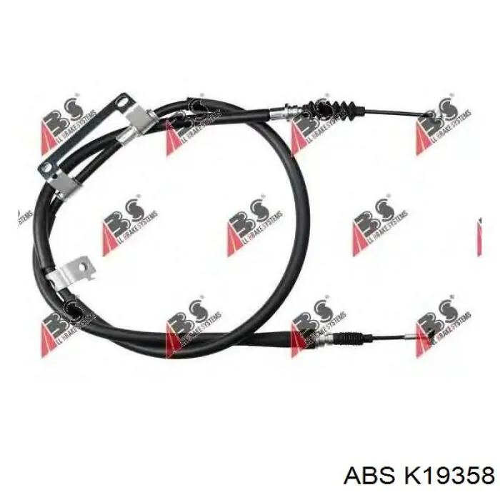 Cable de freno de mano trasero derecho T483936 STC