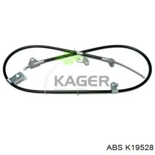 K19528 ABS cable de freno de mano trasero derecho