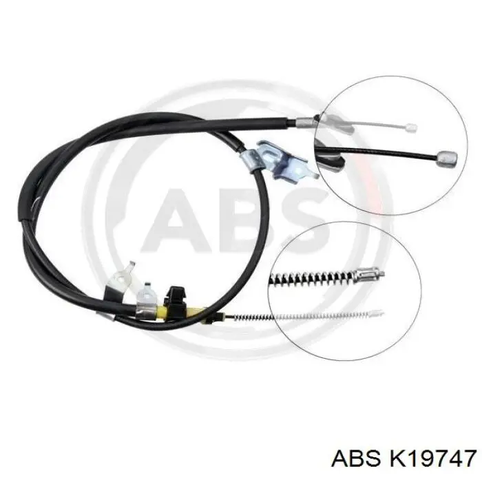 K19747 ABS cable de freno de mano trasero izquierdo