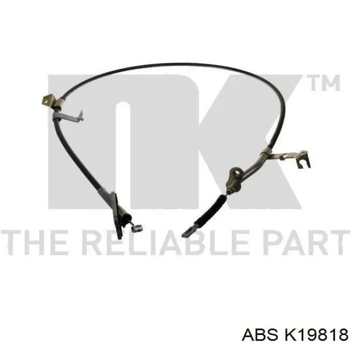 K19818 ABS cable de freno de mano trasero derecho