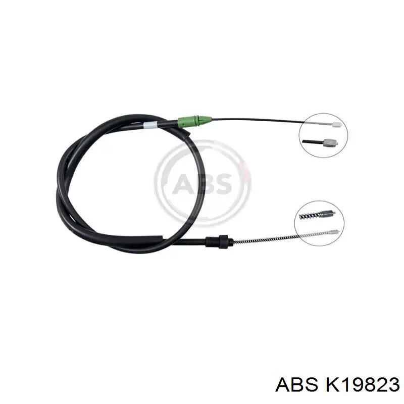 K19823 ABS cable de freno de mano trasero izquierdo