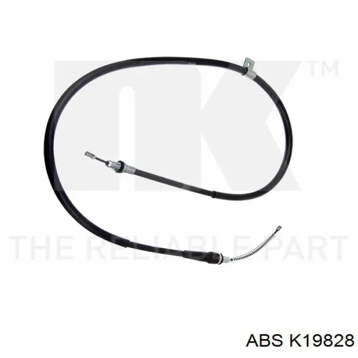 K19828 ABS cable de freno de mano trasero derecho