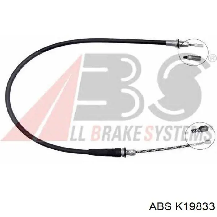 K19833 ABS cable de freno de mano trasero izquierdo