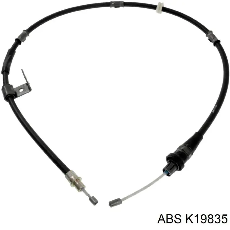 K19835 ABS cable de freno de mano trasero derecho