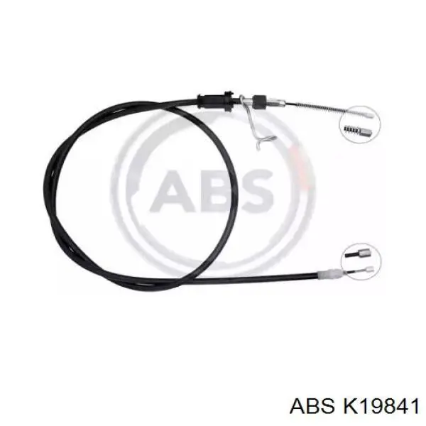 K19841 ABS cable de freno de mano trasero derecho