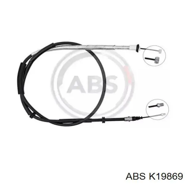 K19869 ABS cable de freno de mano trasero izquierdo