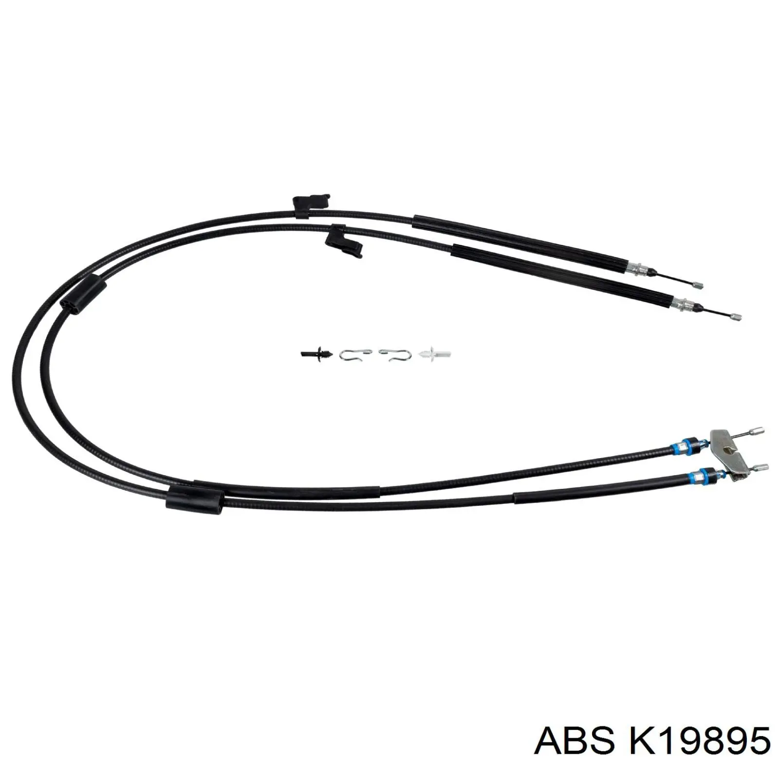 K19895 ABS cable de freno de mano trasero derecho/izquierdo