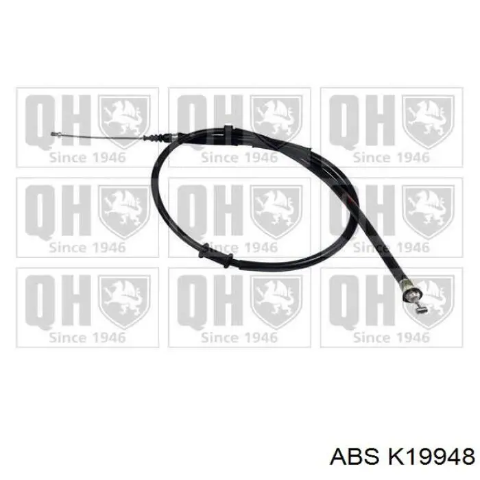 K19948 ABS cable de freno de mano trasero derecho