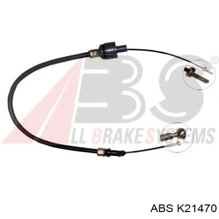 86AB7K553BA Ford cable de embrague