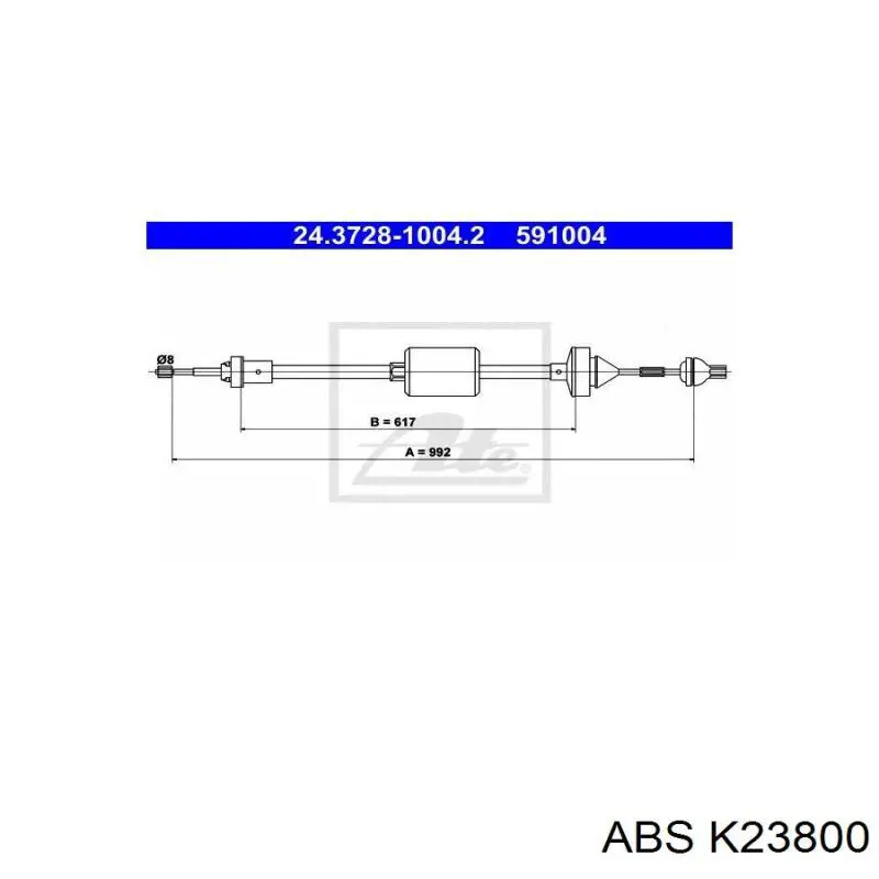 Comprar BKC2007 Borg&beck Cable de embrague