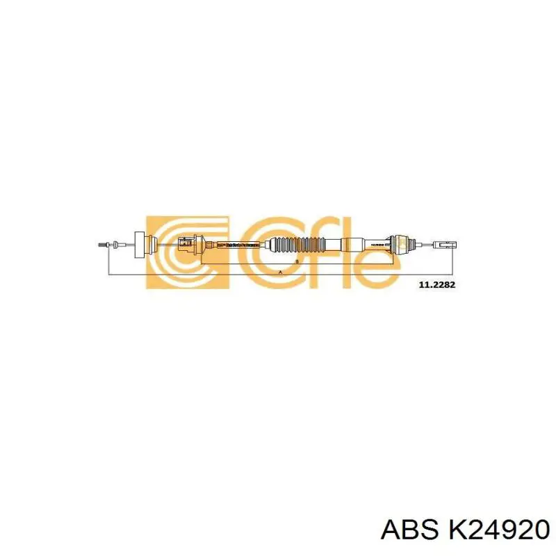 Cable de embrague ABS K24920 precio, desde 33,15 EUR