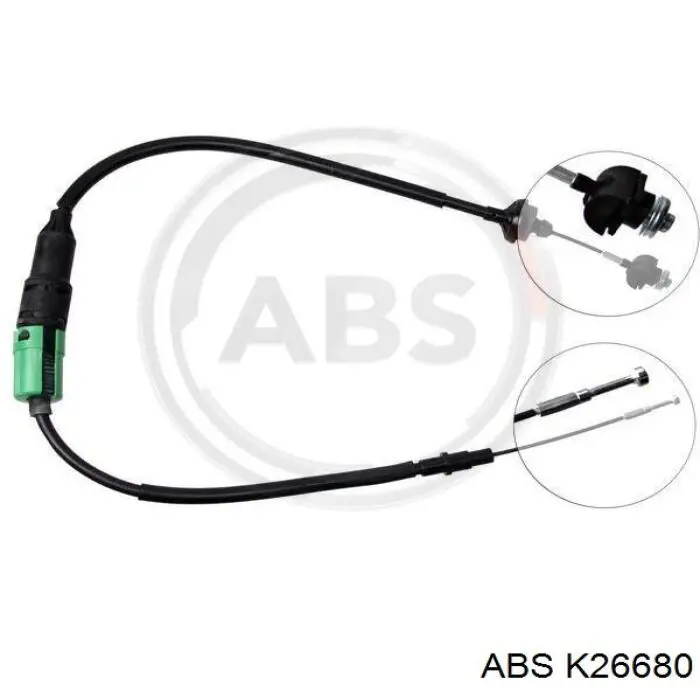 K26680 ABS cable de embrague