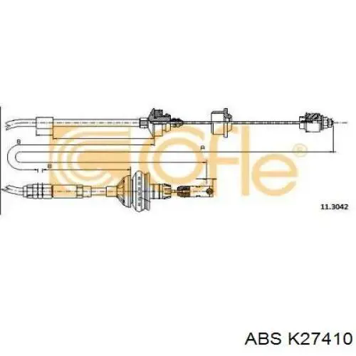 Cable de embrague Peugeot/Citroen 2150X4 precio, desde 28,51 EUR